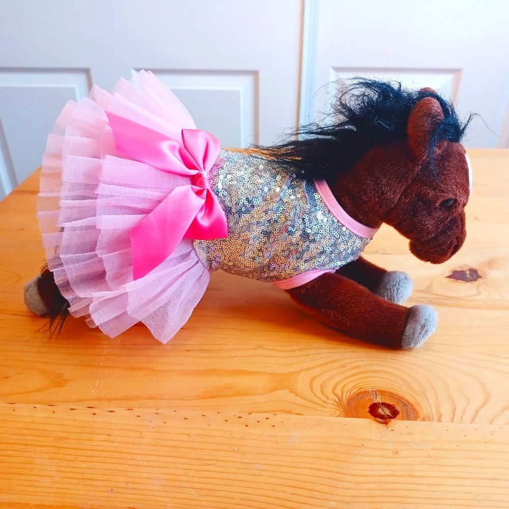 NWOT! Dog Dress - Pink with Sequins (5136)